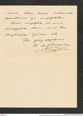 Nachlass Franz Steindachner, Brief von Oscar de Beaux an Franz Steindachner (15.07.1912), Inv.Nr. 100.05, Seite 7